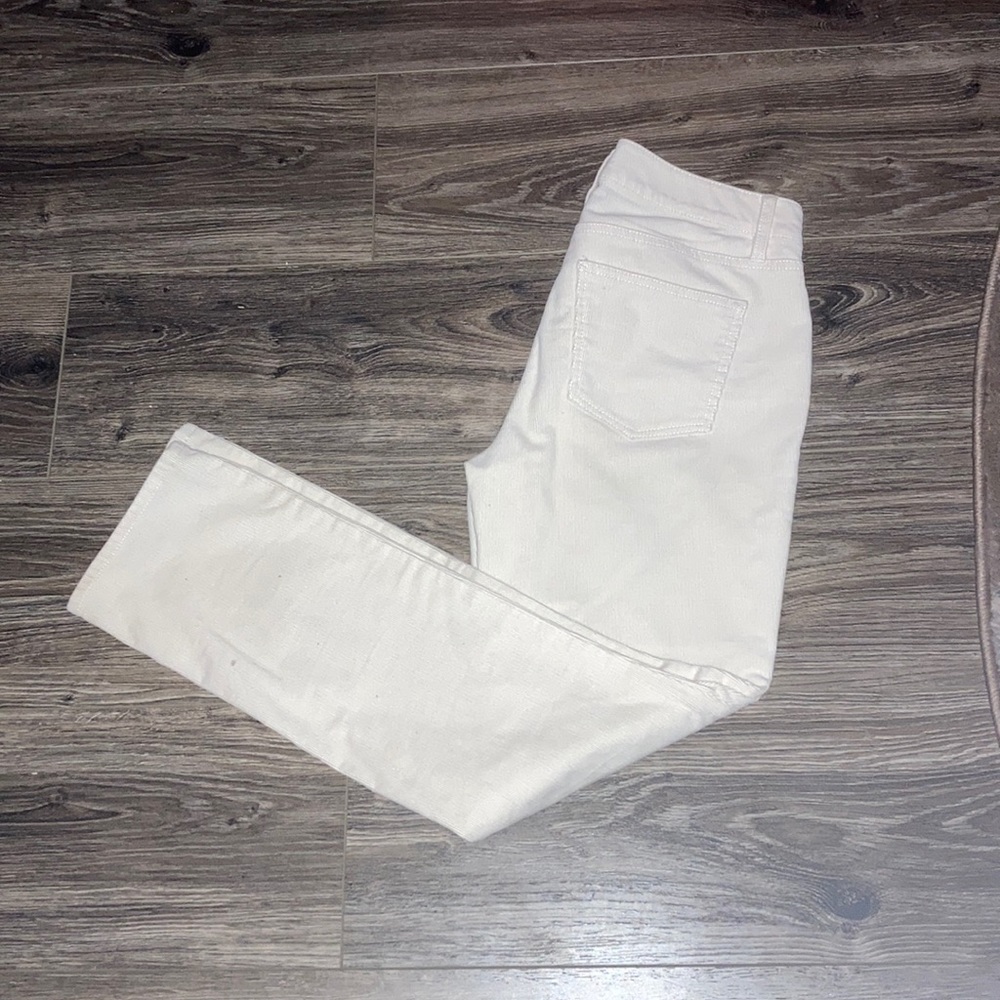 Talbots 5 pocket cords. Cream. Sz 4p